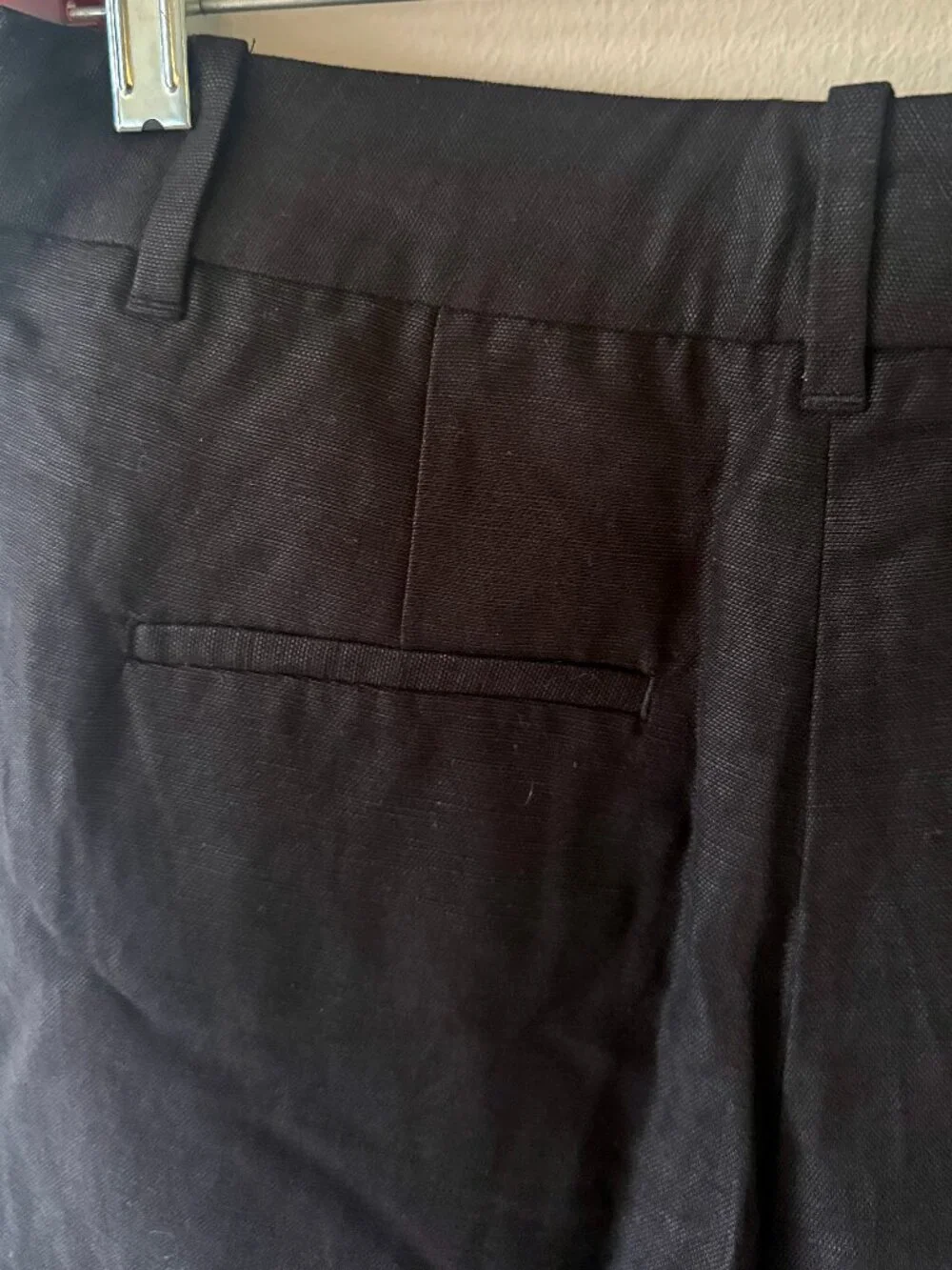 Aritzia The Effortles Pant in Black Linen - size 4 - NWT